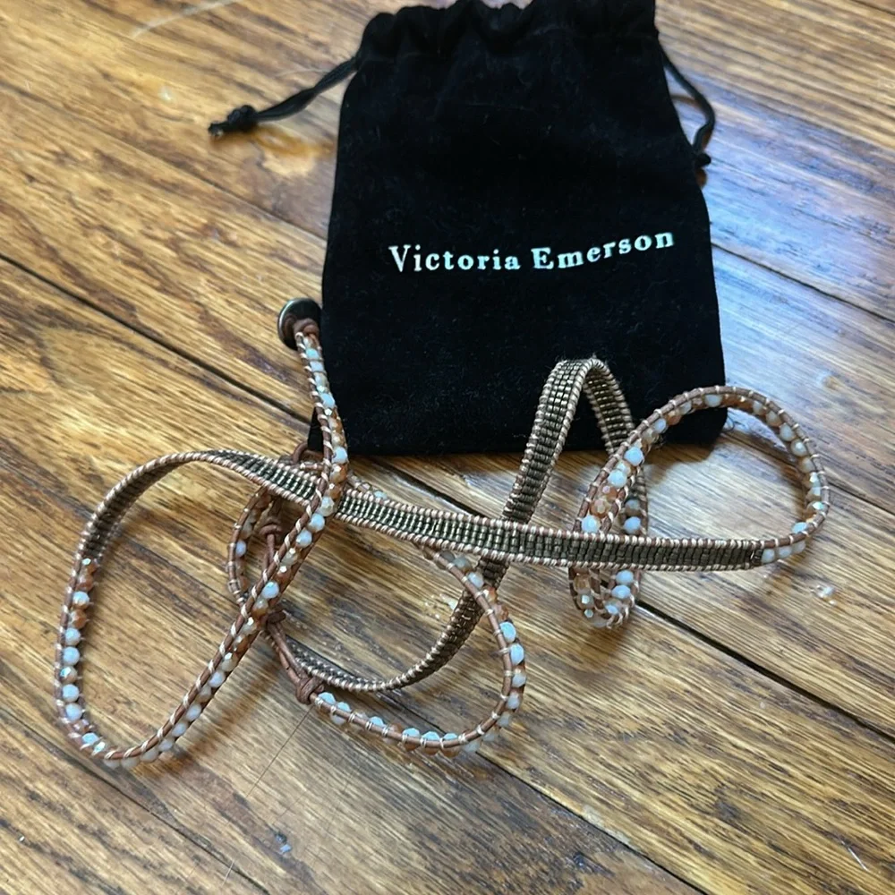 Victoria Emerson Elegant Beaded Wrap Bracelet - Picture 2 of 2